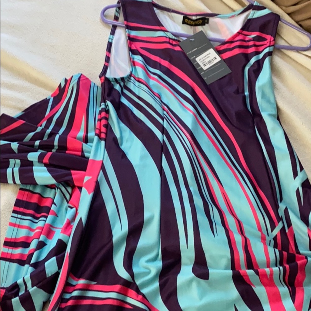 Multi color maxi dress